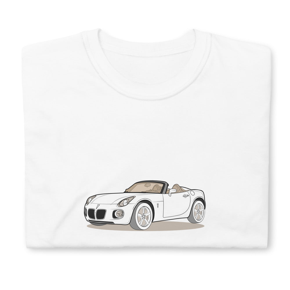 2008 Pontiac Solstice Convertible GXP Front Side Unisex T-Shirt (3 Colors Available)