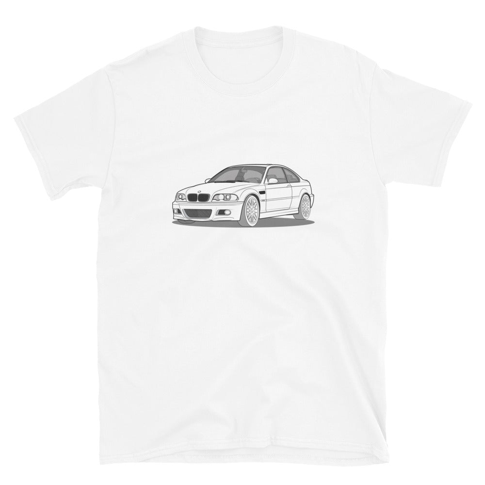 2006 BMW E46 M3 Coupe Double Sided Unisex T-Shirt (3 Colors Available)