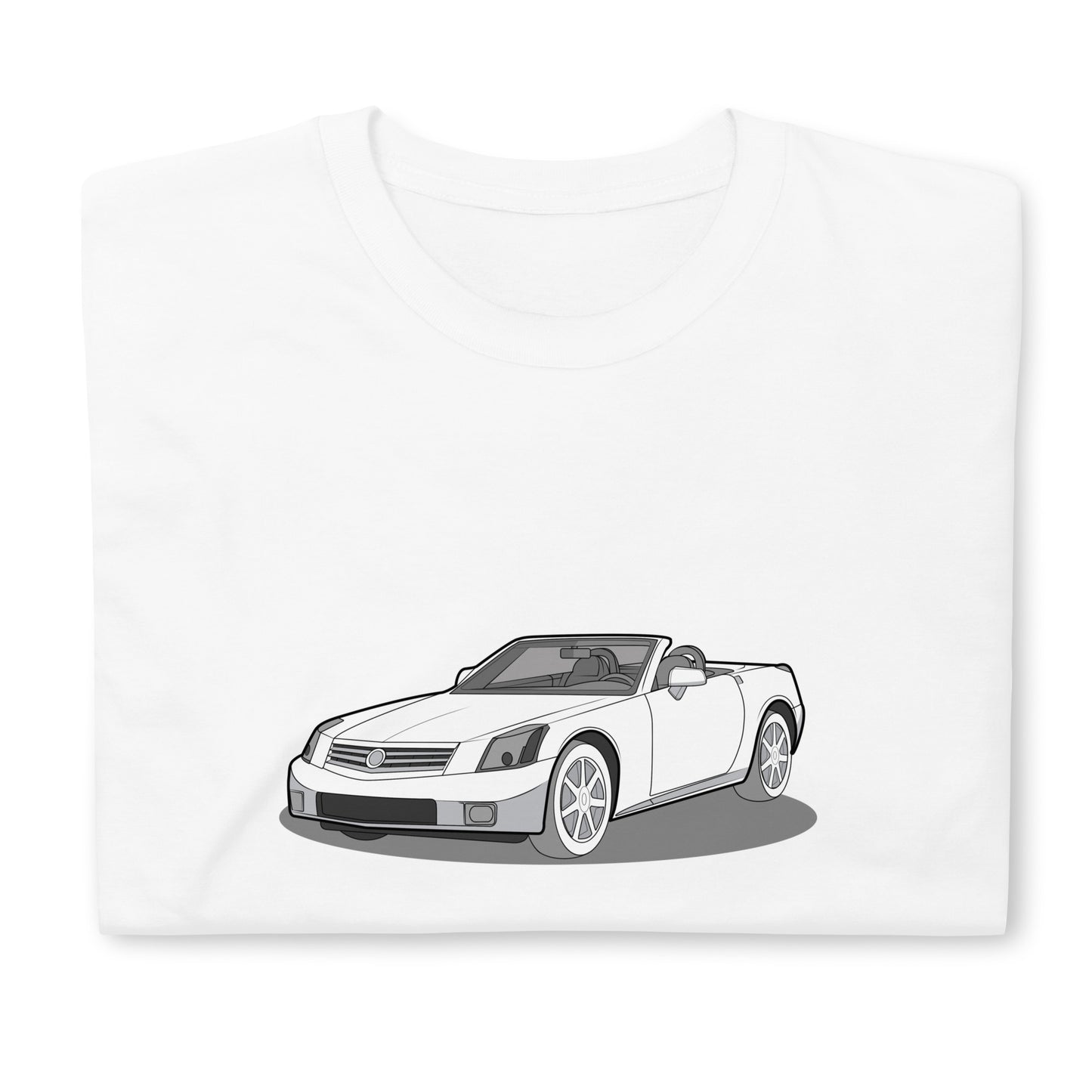 2006 XLR Front Side Unisex T-Shirt For Cadillac Enthusiasts (3 Colors Available)