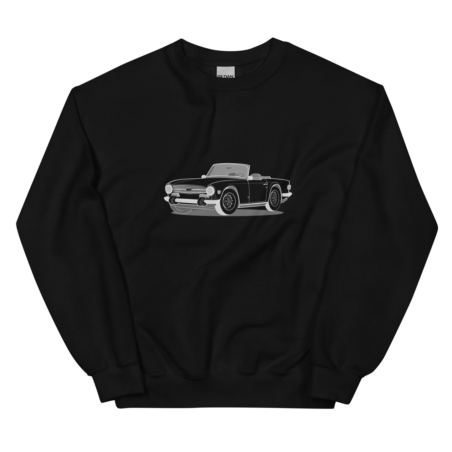 1974 Triumph TR6 Front Side Unisex Sweatshirt (2 Colors Available)