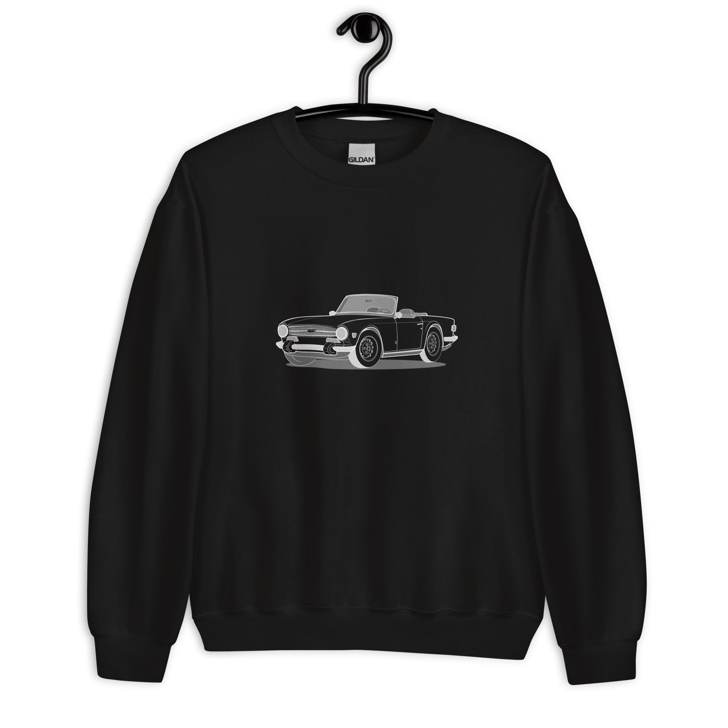 1974 Triumph TR6 Front Side Unisex Sweatshirt (2 Colors Available)