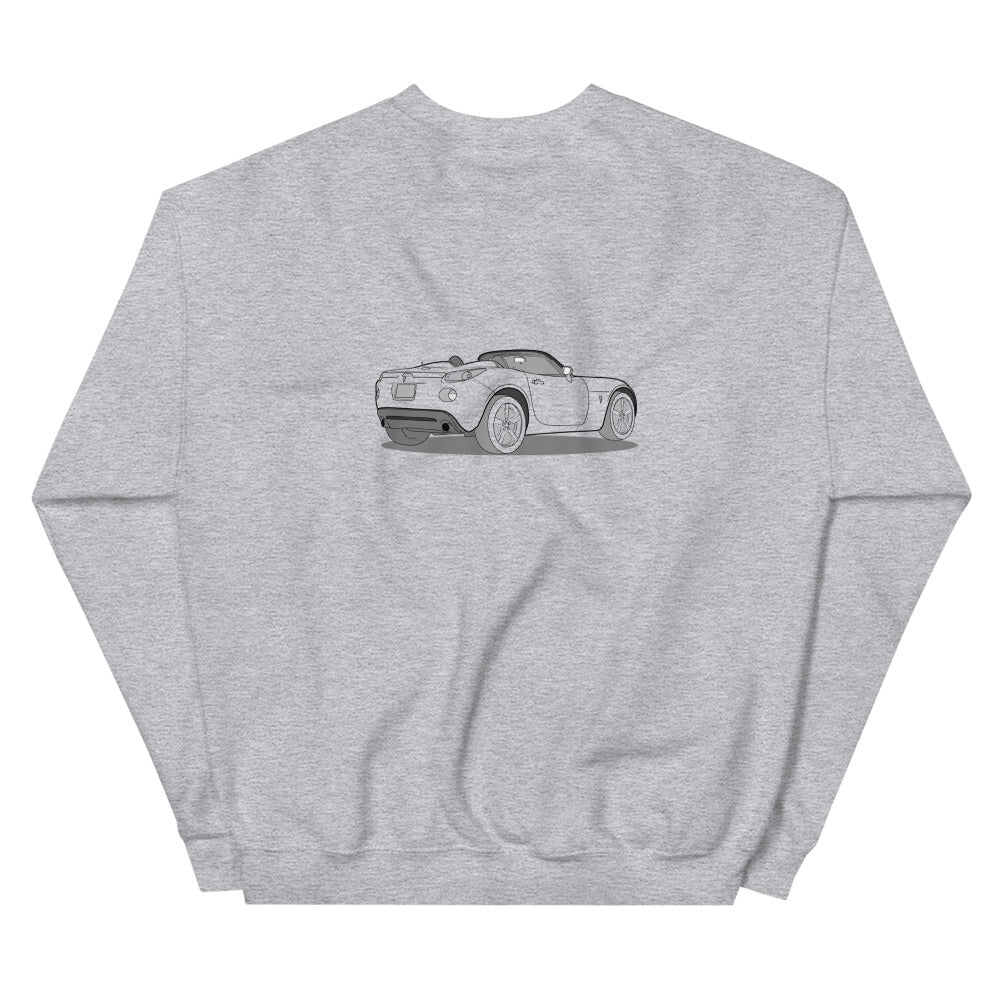 2008 Pontiac Solstice Convertible GXP Double Sided Unisex Sweatshirt (2 Colors Available)