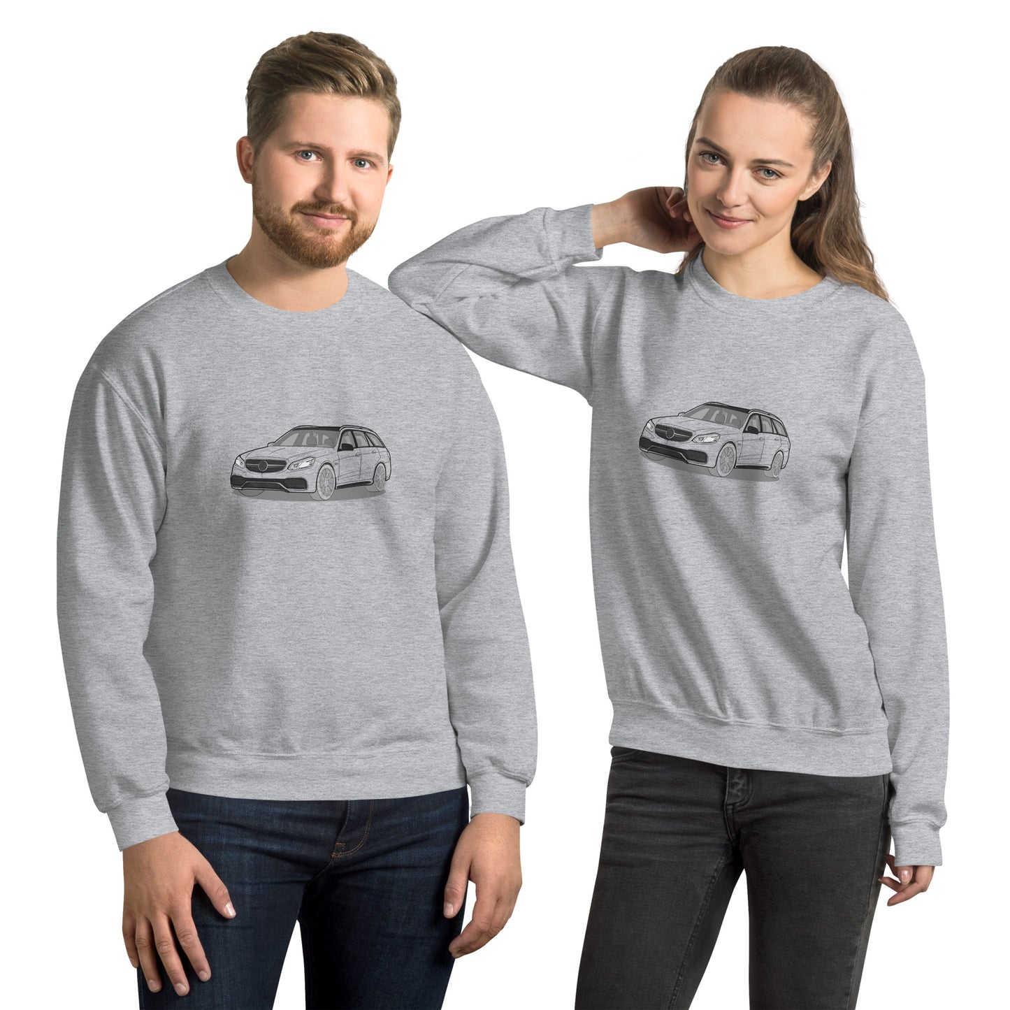 2016 Mercedes E63 AMG S Wagon W212 Double Sided Unisex Sweatshirt (2 Colors Available)