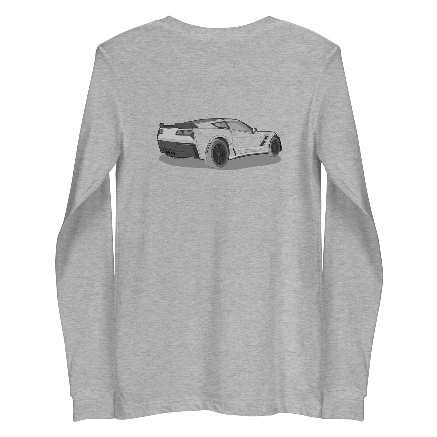2019 Chevy Corvette Grand Sport Coupe Premium Double Sided Unisex Long-Sleeve Shirt (3 Colors Available)
