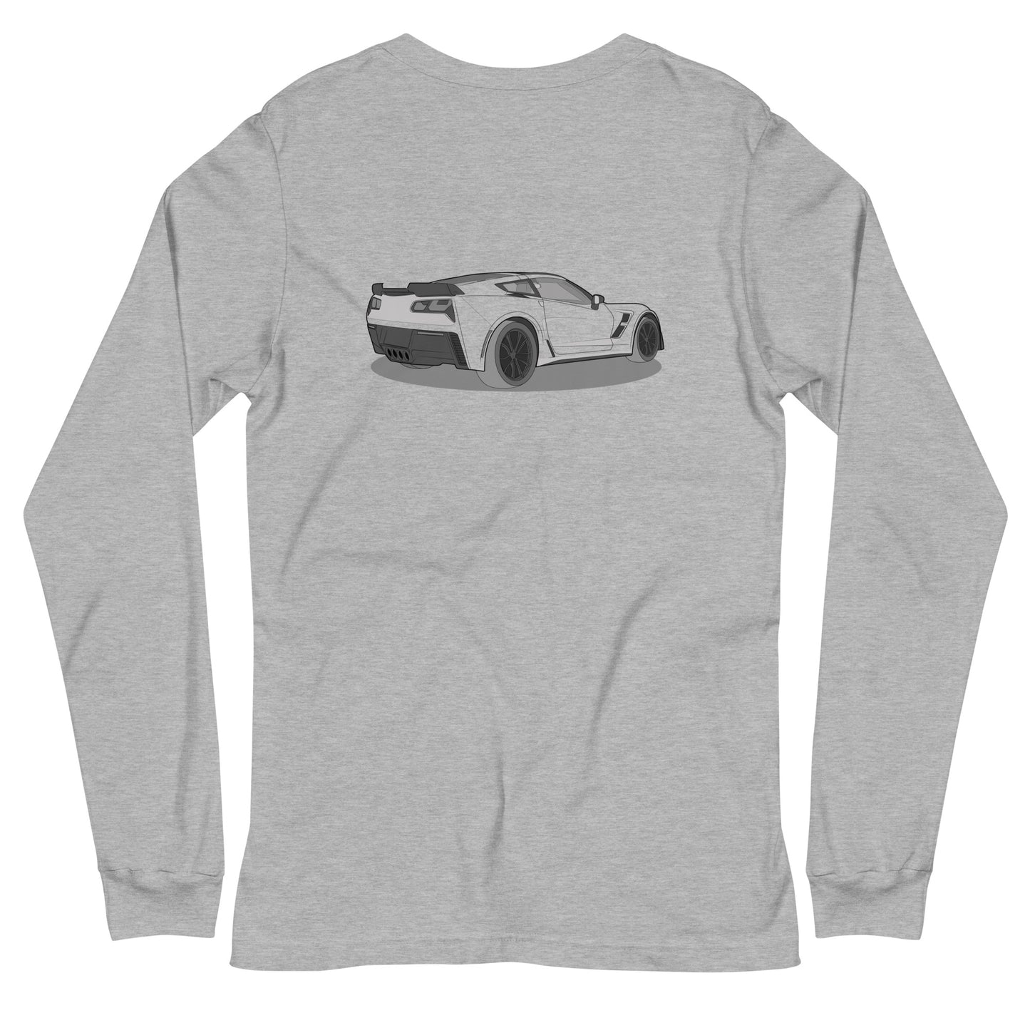 2019 Chevy Corvette Grand Sport Coupe Premium Double Sided Unisex Long-Sleeve Shirt (3 Colors Available)