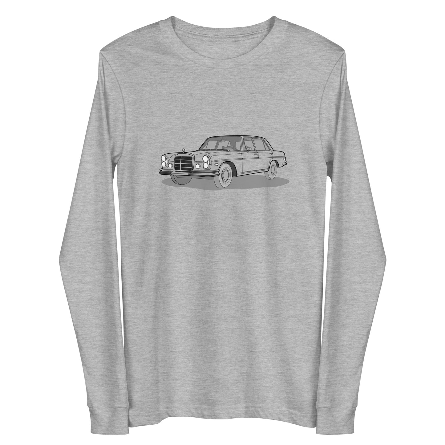 1972 Mercedes 280 SE Premium Double Sided Unisex Long-Sleeve Shirt (3 Colors Available)