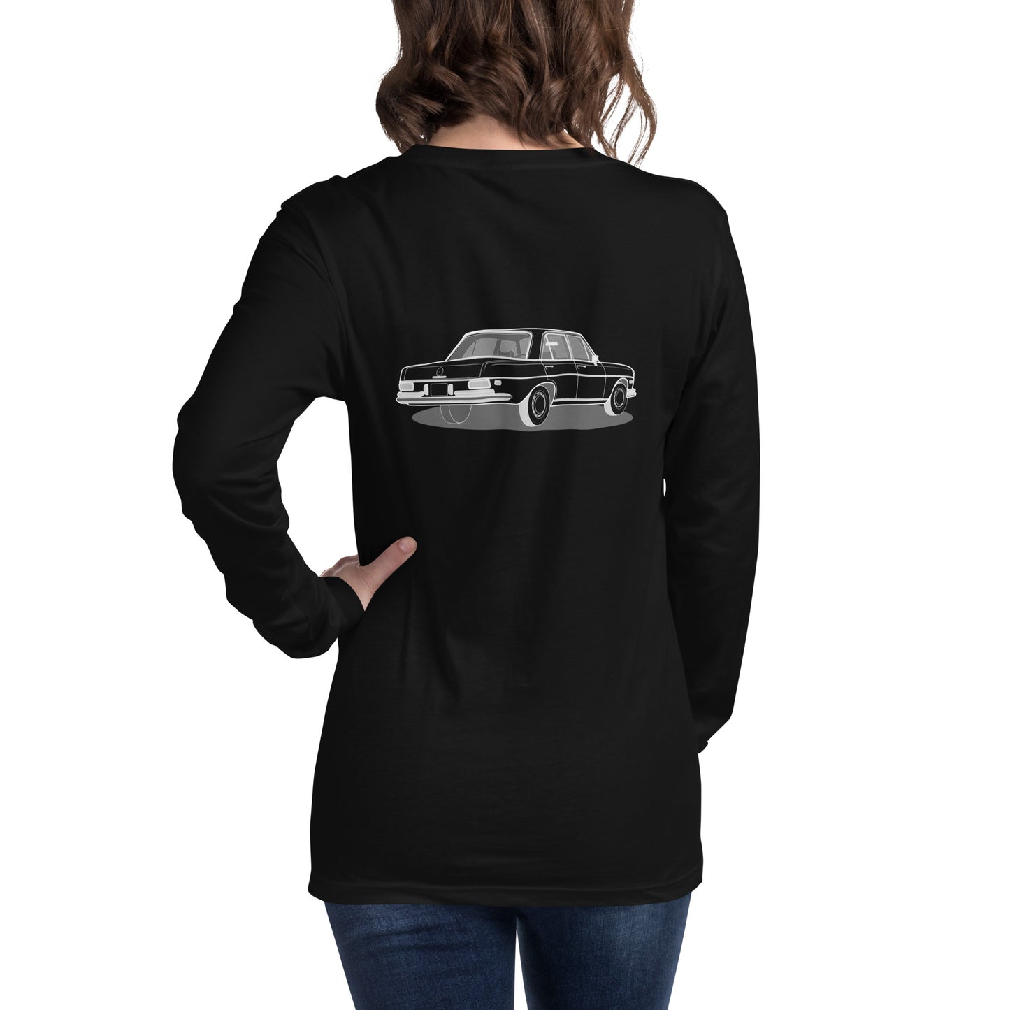 1972 Mercedes 280 SE Premium Double Sided Unisex Long-Sleeve Shirt (3 Colors Available)