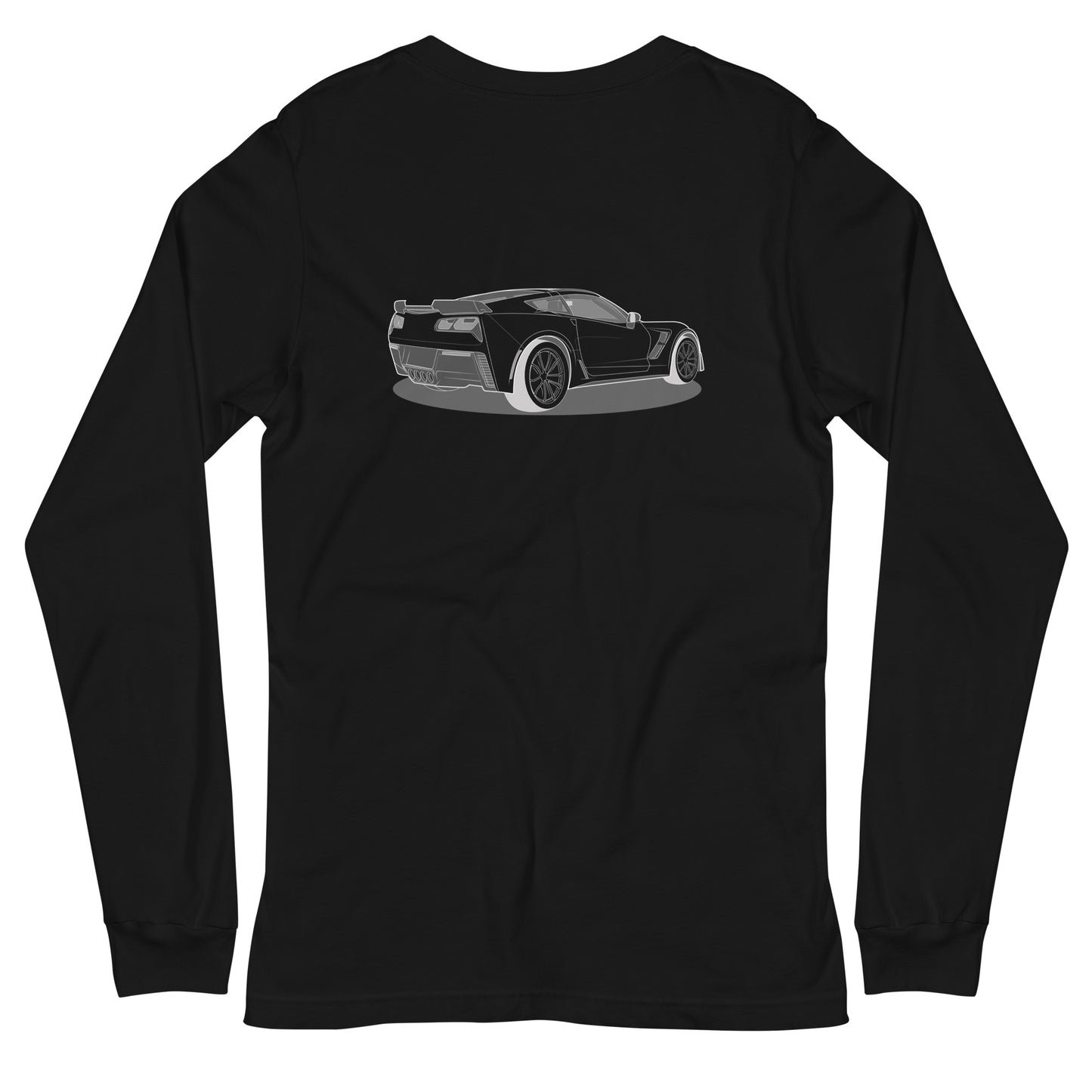 2019 Chevy Corvette Grand Sport Coupe Premium Double Sided Unisex Long-Sleeve Shirt (3 Colors Available)
