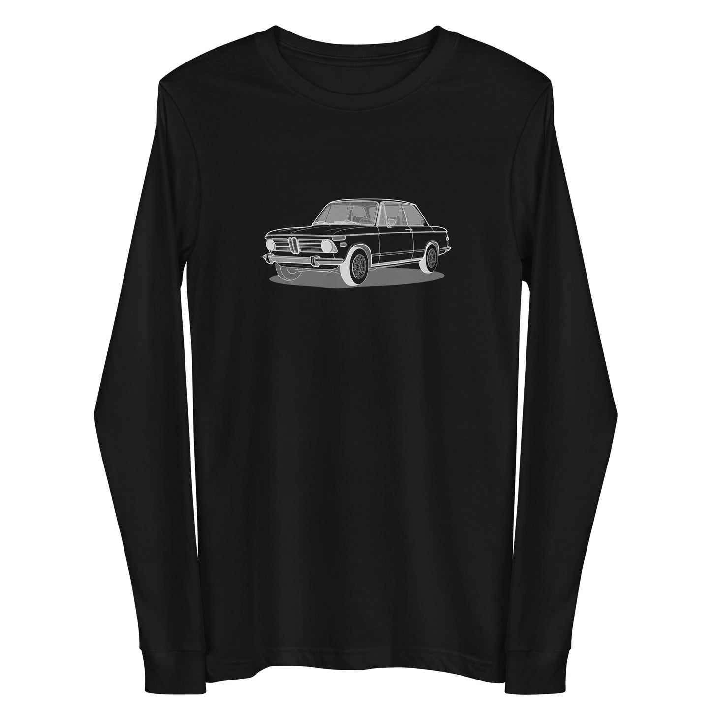 1973 BMW 2002 Double Sided Premium Long Sleeve Unisex T-Shirt (3 Colors Available)