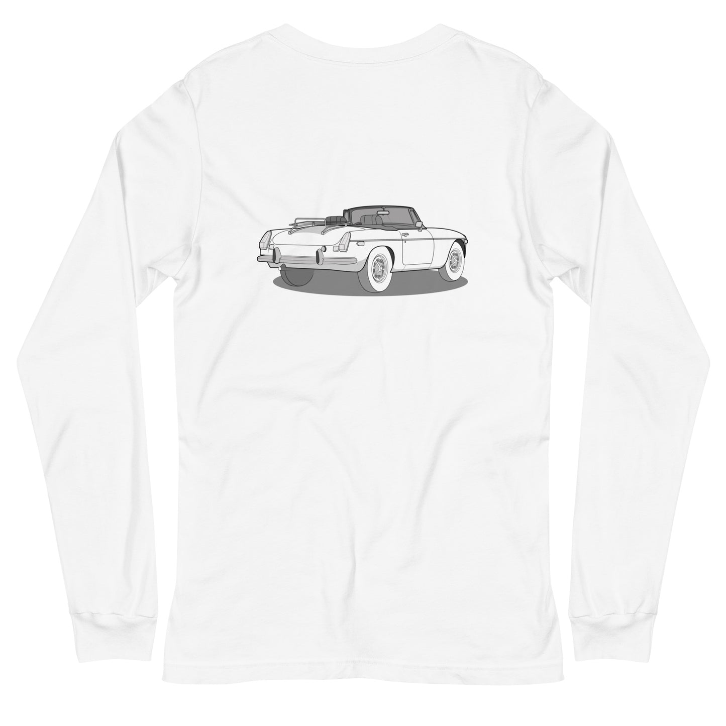 1973 MG B Premium Double Sided Unisex Long-Sleeve Shirt (3 Colors Available)