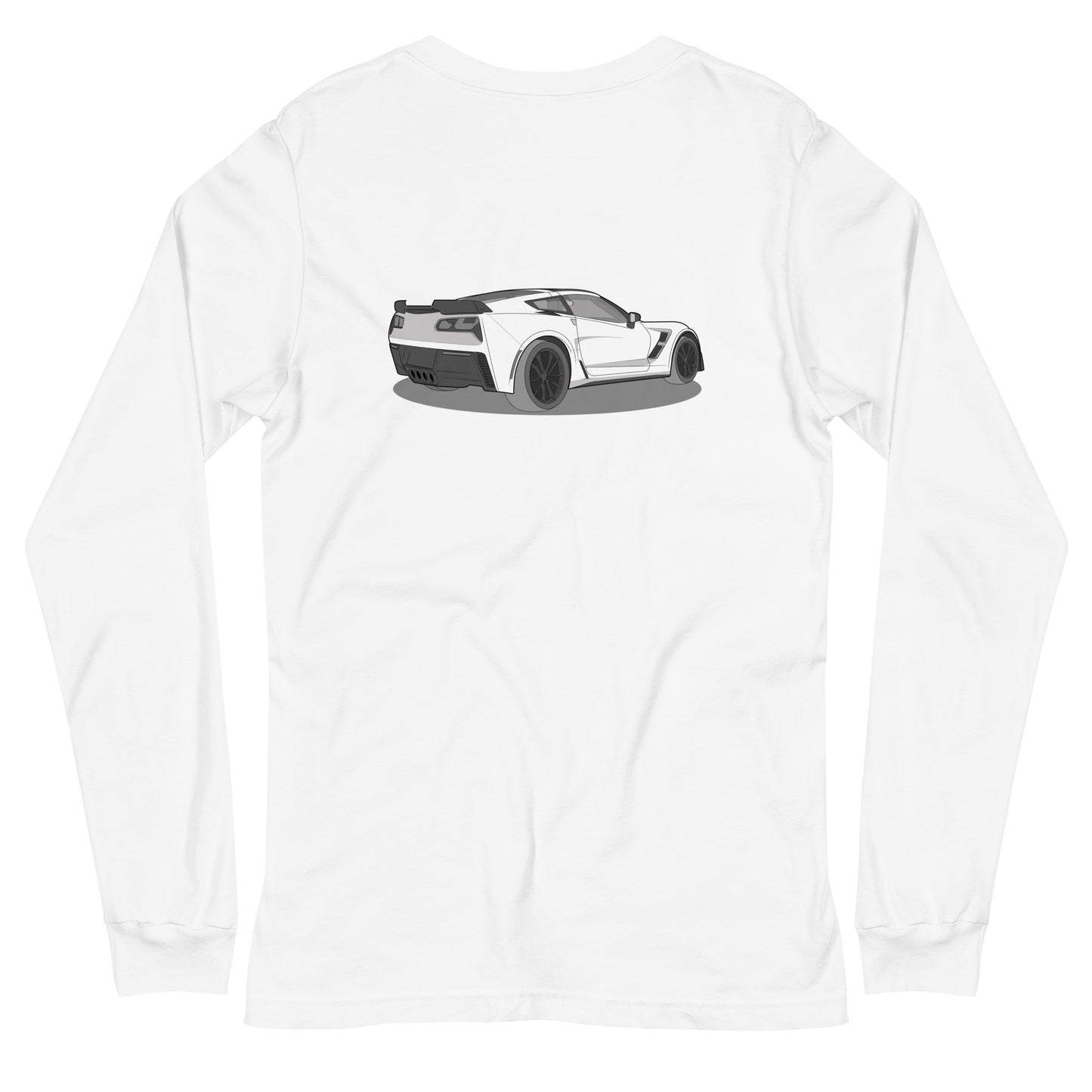 2019 Chevy Corvette Grand Sport Coupe Premium Double Sided Unisex Long-Sleeve Shirt (3 Colors Available)
