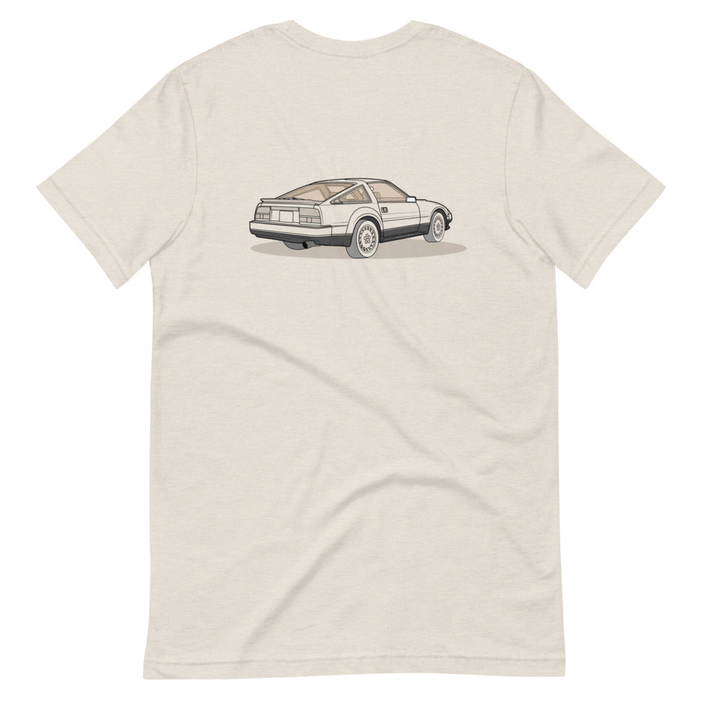 1984 Datsun Nissan 300ZX Turbo Heather Dust Double Sided Unisex T-Shirt