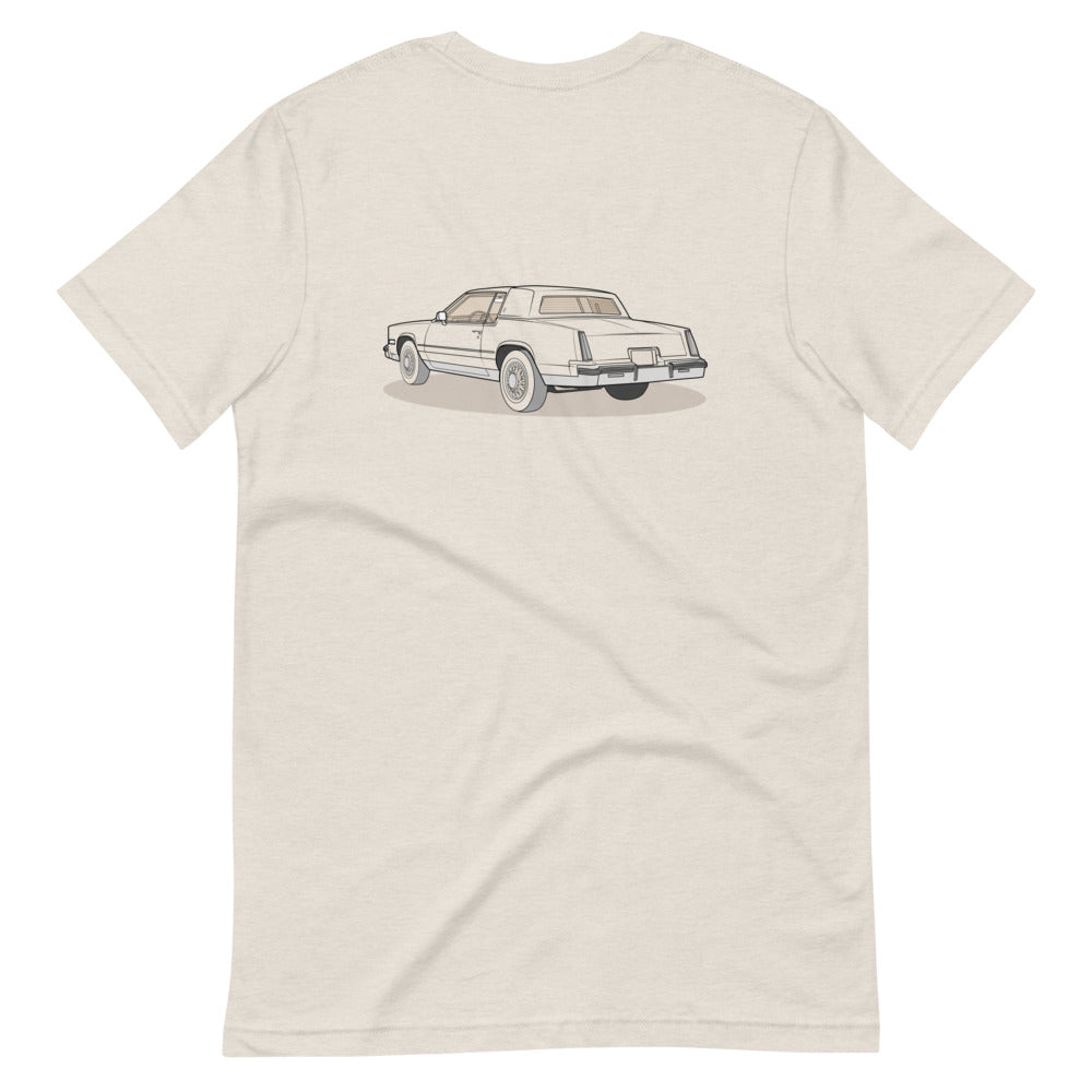 1985 Cadillac Eldorado Heather Dust Double Sided Unisex T-Shirt