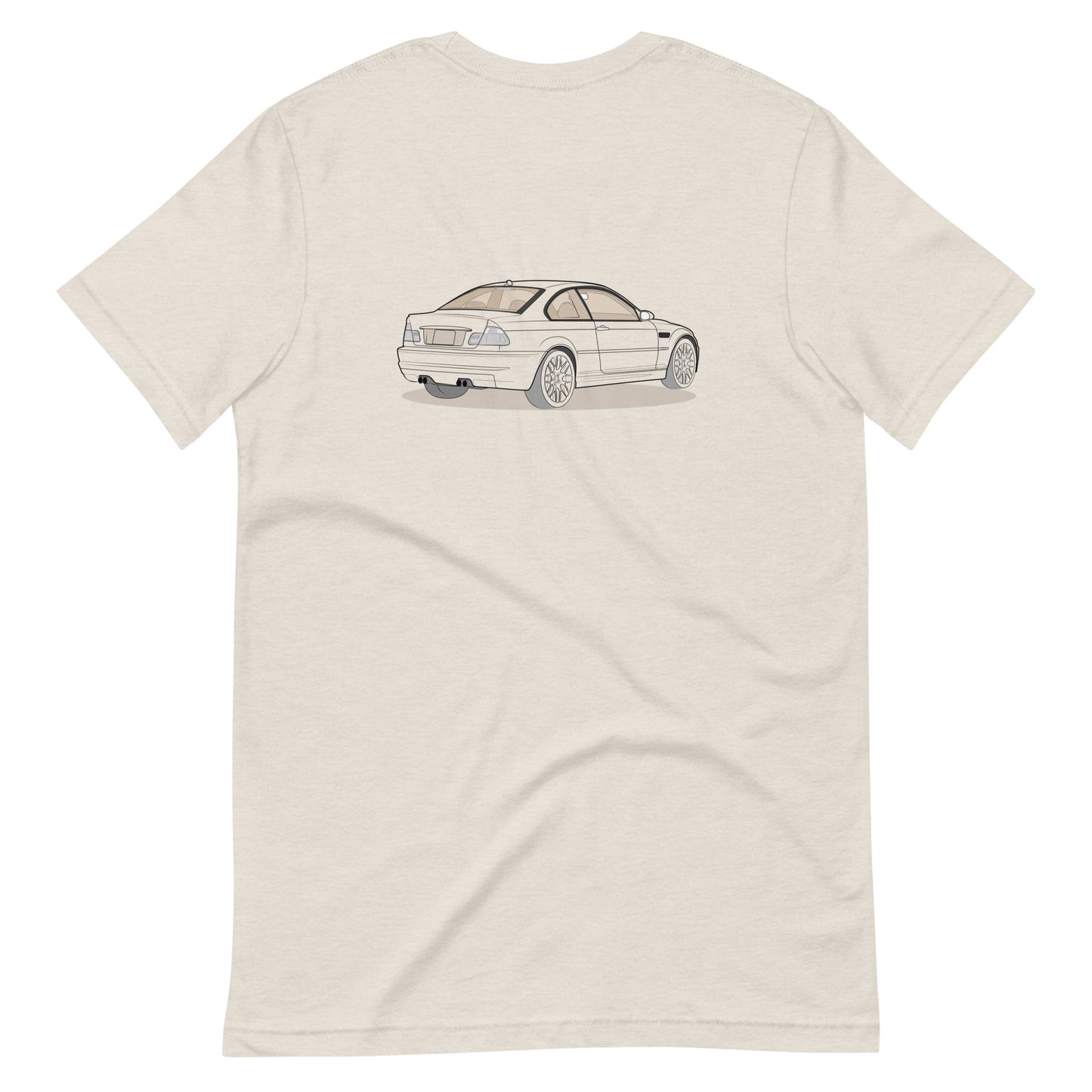 2006 BMW E46 M3 Coupe Heather Dust Double Sided Unisex T-Shirt