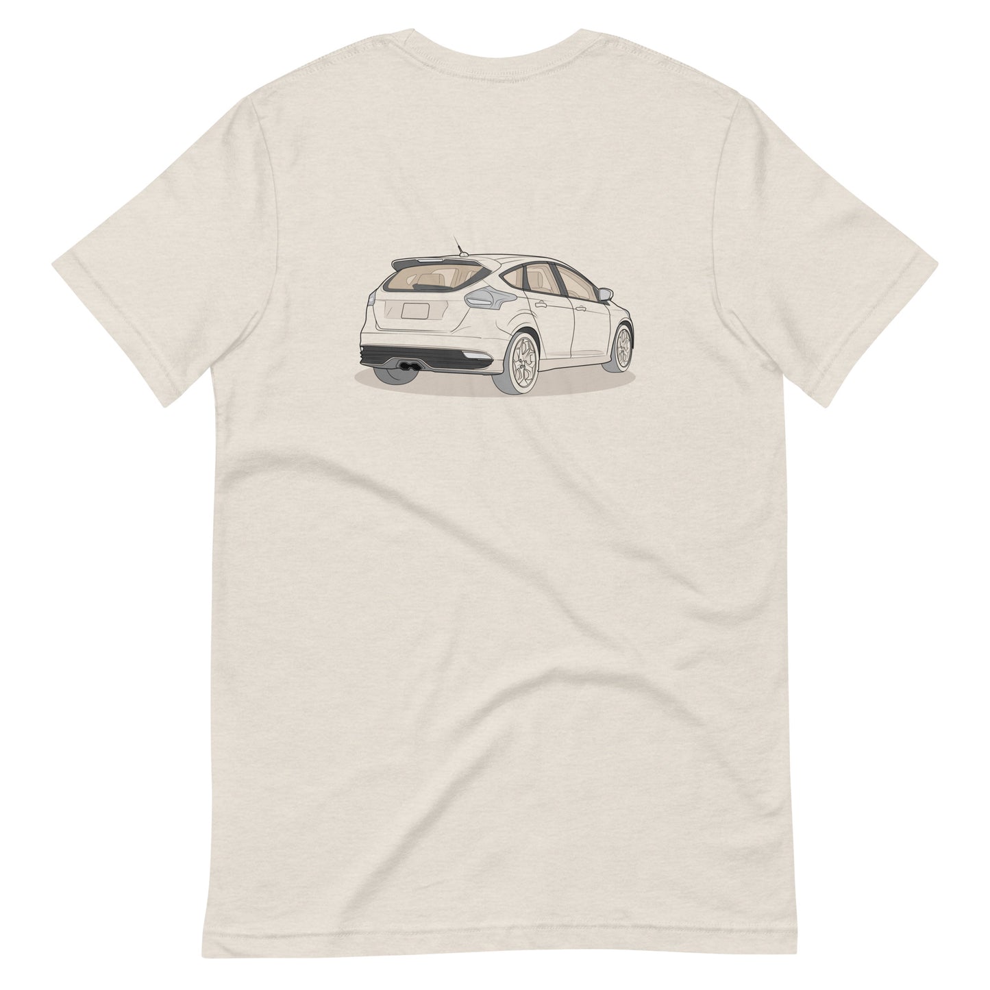 2017 Ford Focus ST Mk3 (Right-Hand Drive) Heather Dust Double Sided Unisex T-Shirt
