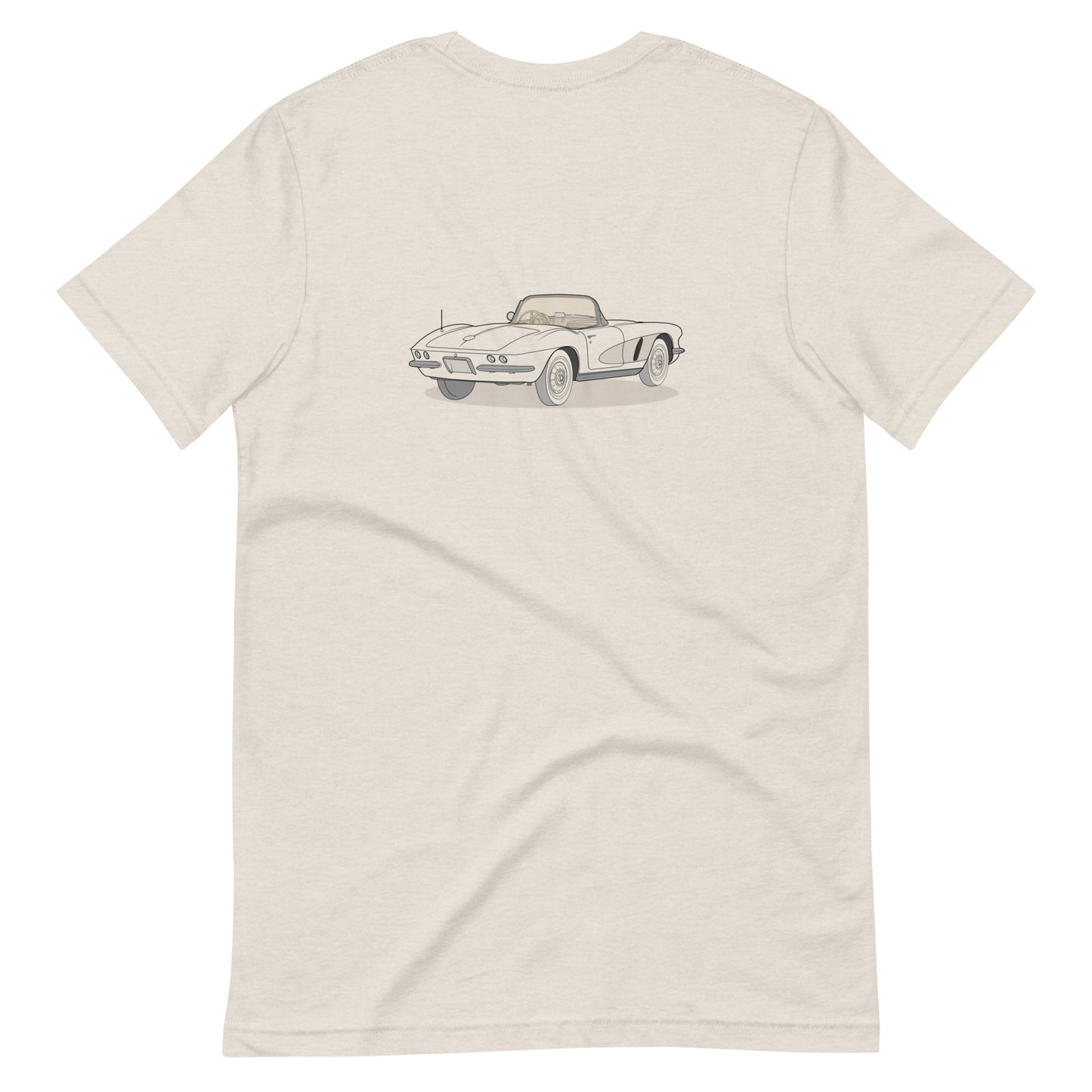 1962 Chevrolet Corvette C1 Heather Dust Double Sided Unisex T-Shirt