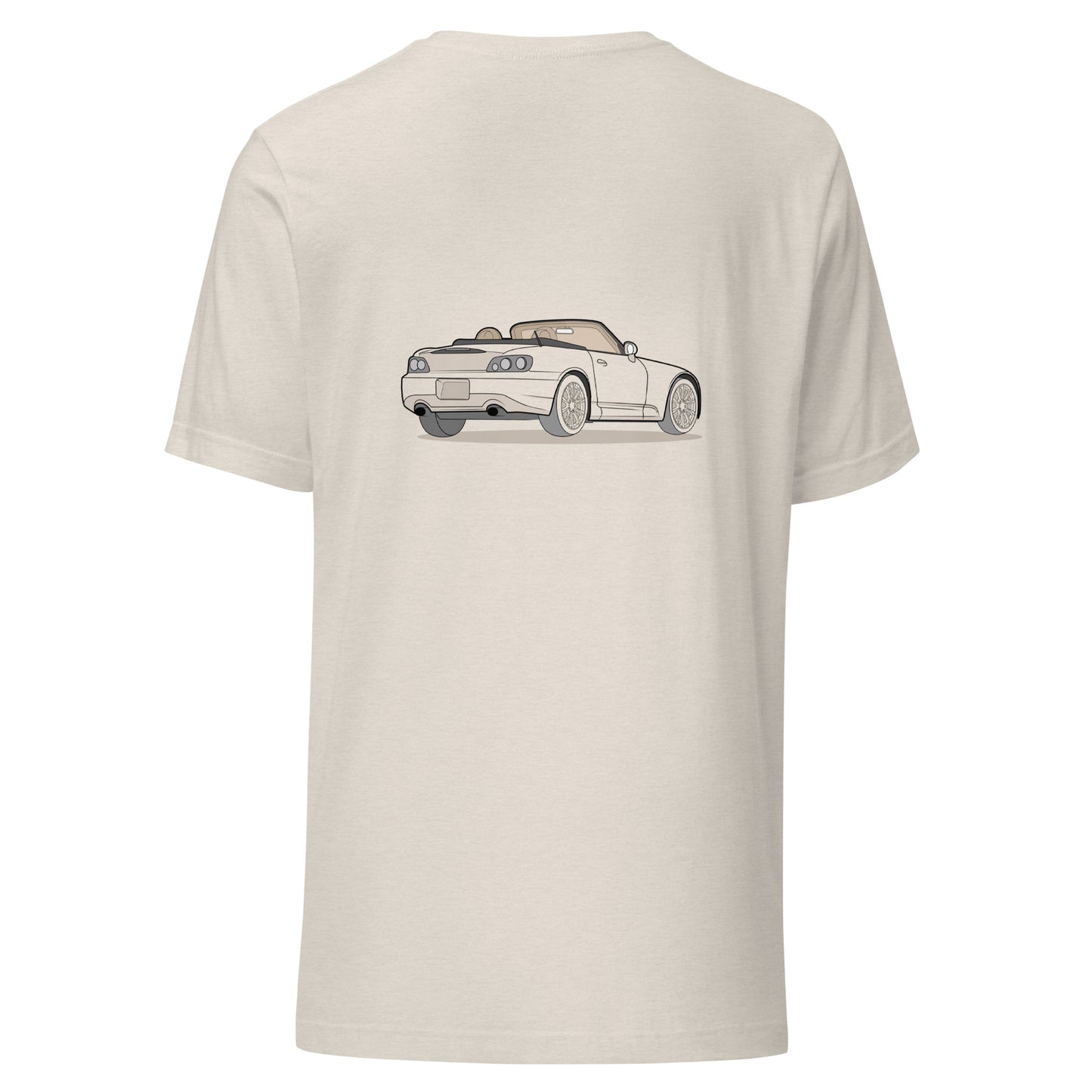 2007 Honda S2000 Double Sided Heather Dust Unisex T-Shirt