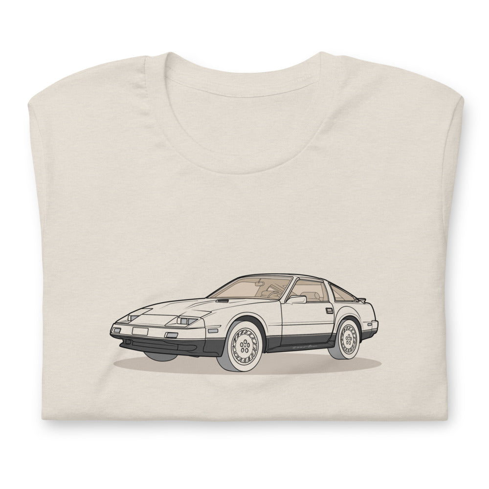 1984 Datsun Nissan 300ZX Turbo Heather Dust Double Sided Unisex T-Shirt