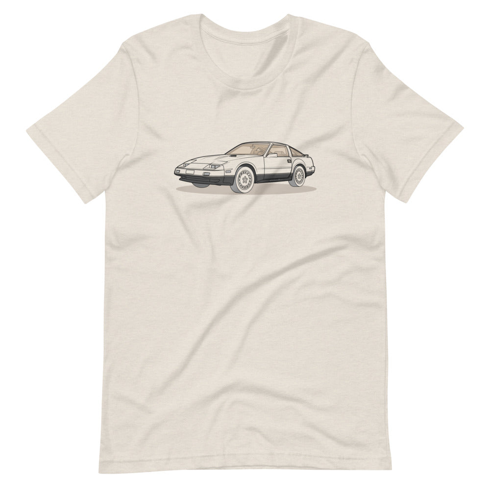 1984 Datsun Nissan 300ZX Turbo Front Side Heather Dust Unisex T-Shirt