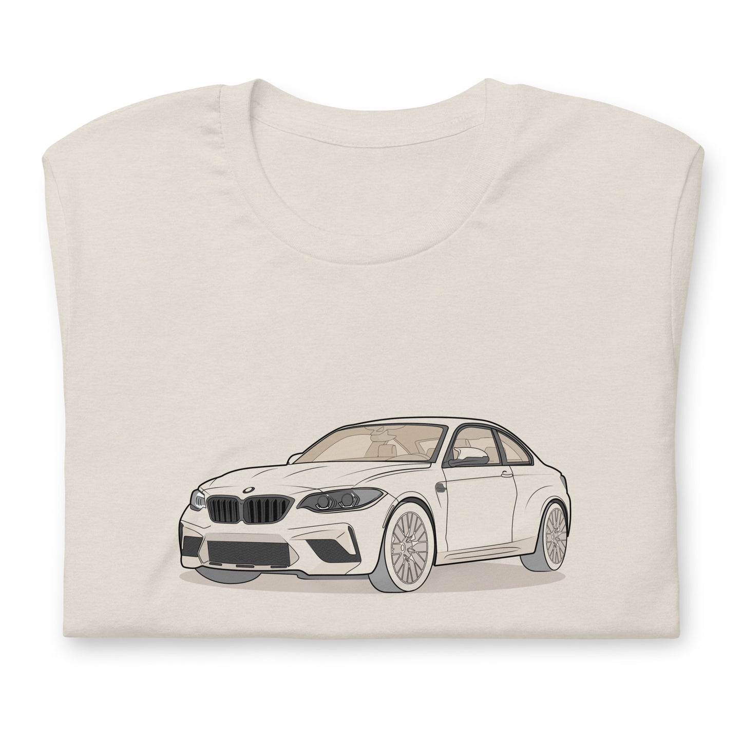 2020 BMW M2 F87 Coupe Heather Dust Double Sided Unisex T-Shirt