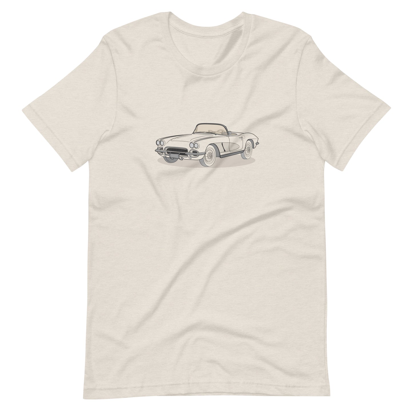 1962 Chevrolet Corvette C1 Heather Dust Double Sided Unisex T-Shirt