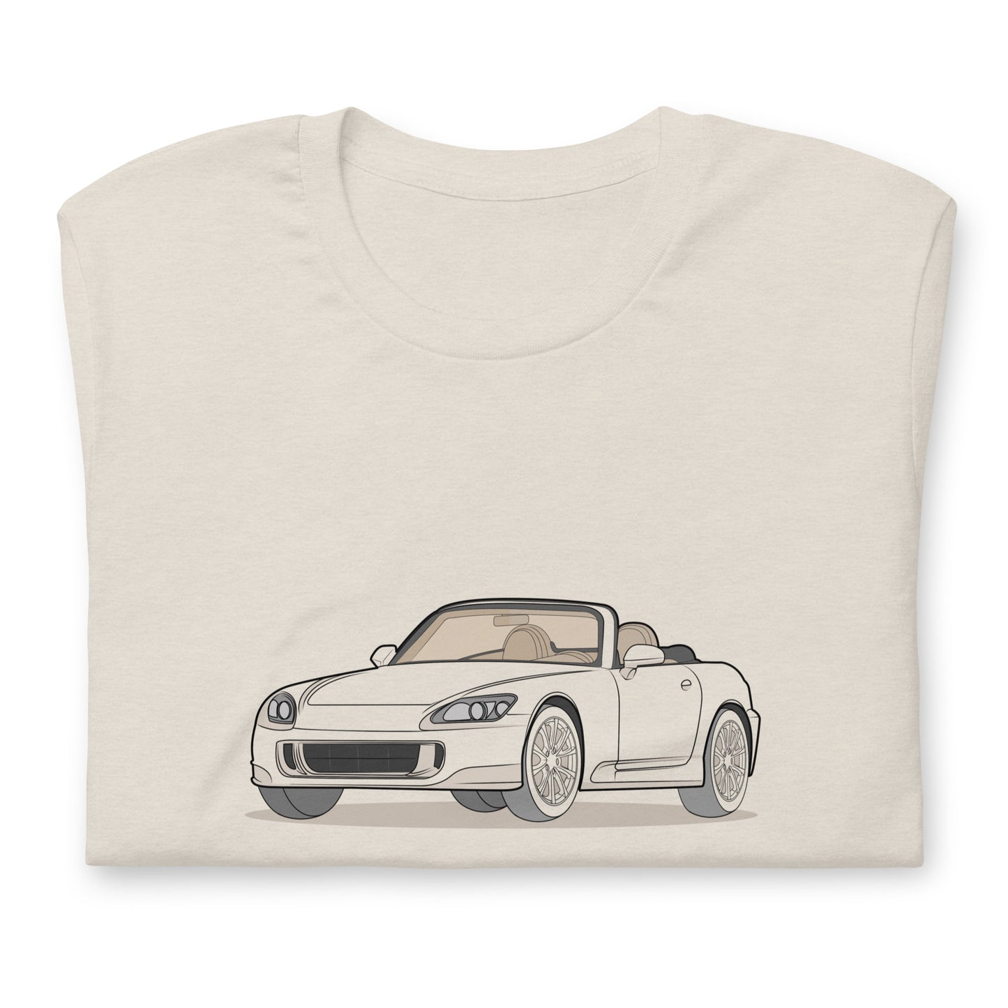 2007 Honda S2000 Double Sided Heather Dust Unisex T-Shirt