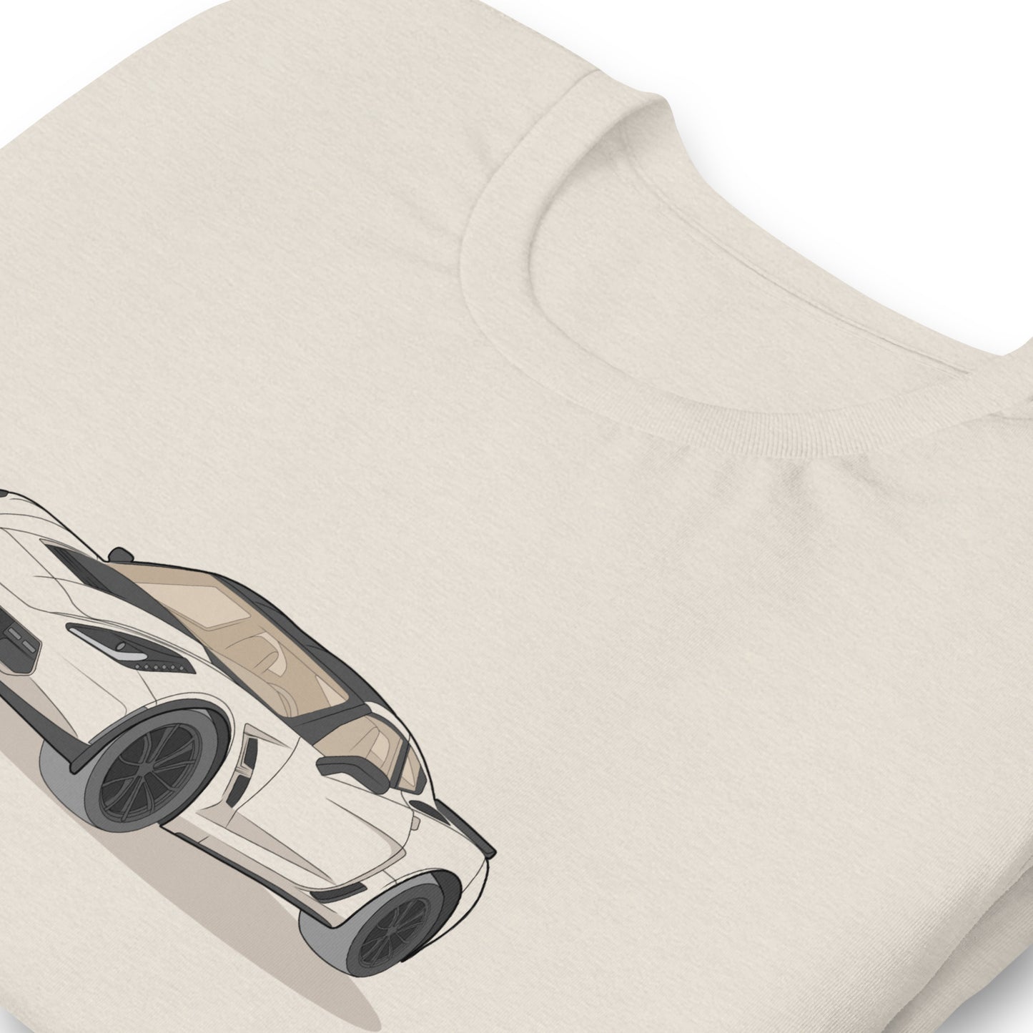 2019 Chevy Corvette Grand Sport Coupe Front Side Heather Dust Unisex T-Shirt