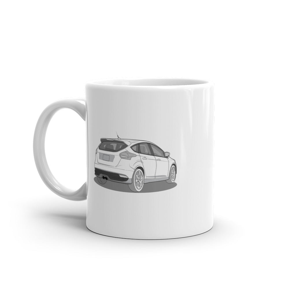 2017 Ford Focus ST Mk3 (Right-Hand Drive) Double Sided 11 oz. Mug