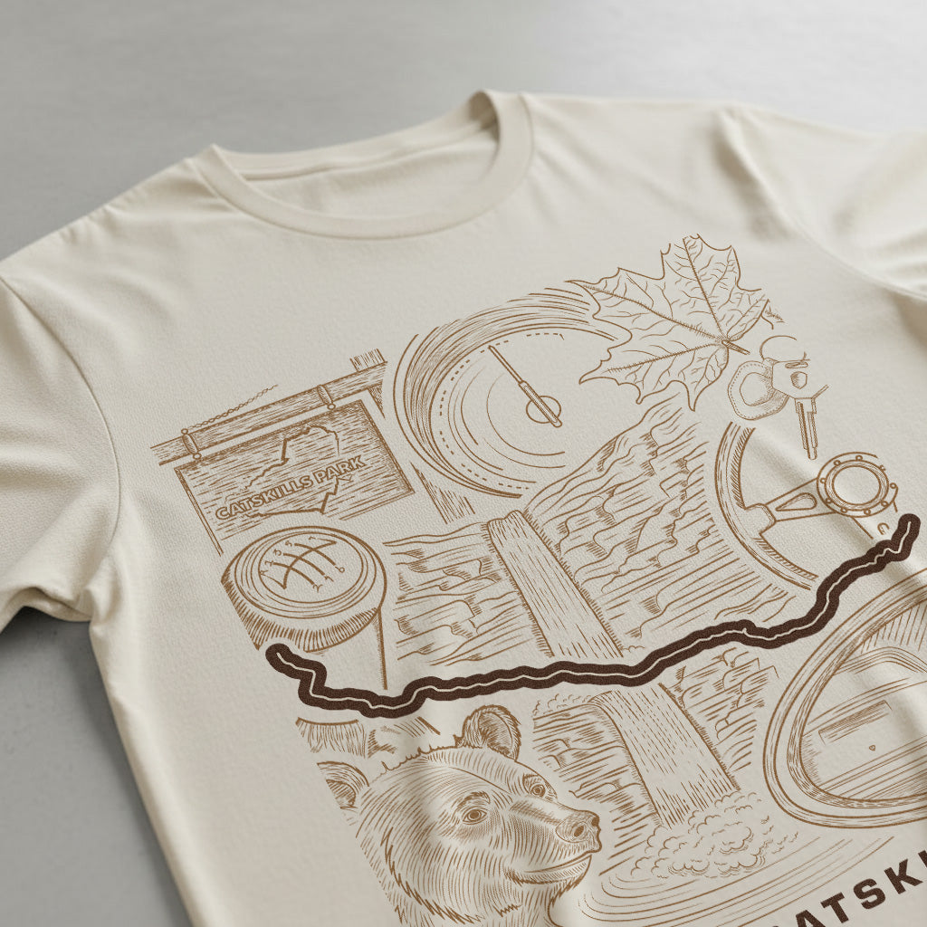 Route 23A Catskills NY T-Shirt