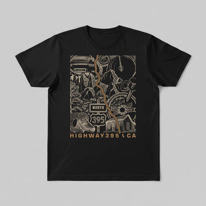 Highway 395 California Eastern Sierra Unisex T-Shirt