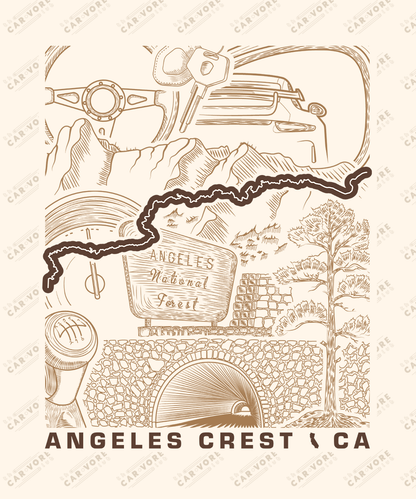Angeles Crest Highway CA T-Shirt