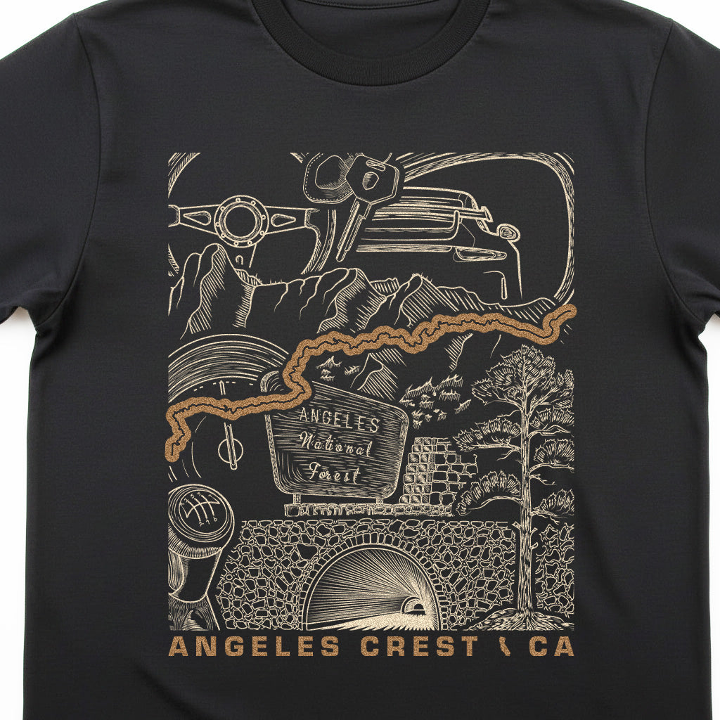 Angeles Crest Highway CA T-Shirt