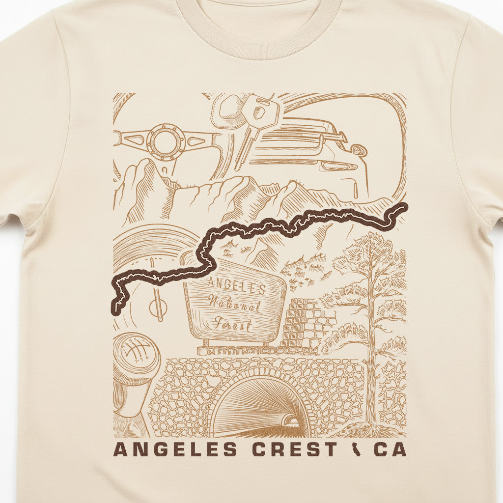 Angeles Crest Highway CA T-Shirt