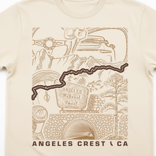 Angeles Crest Highway CA T-Shirt