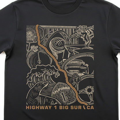 Highway 1 Big Sur CA T-Shirt