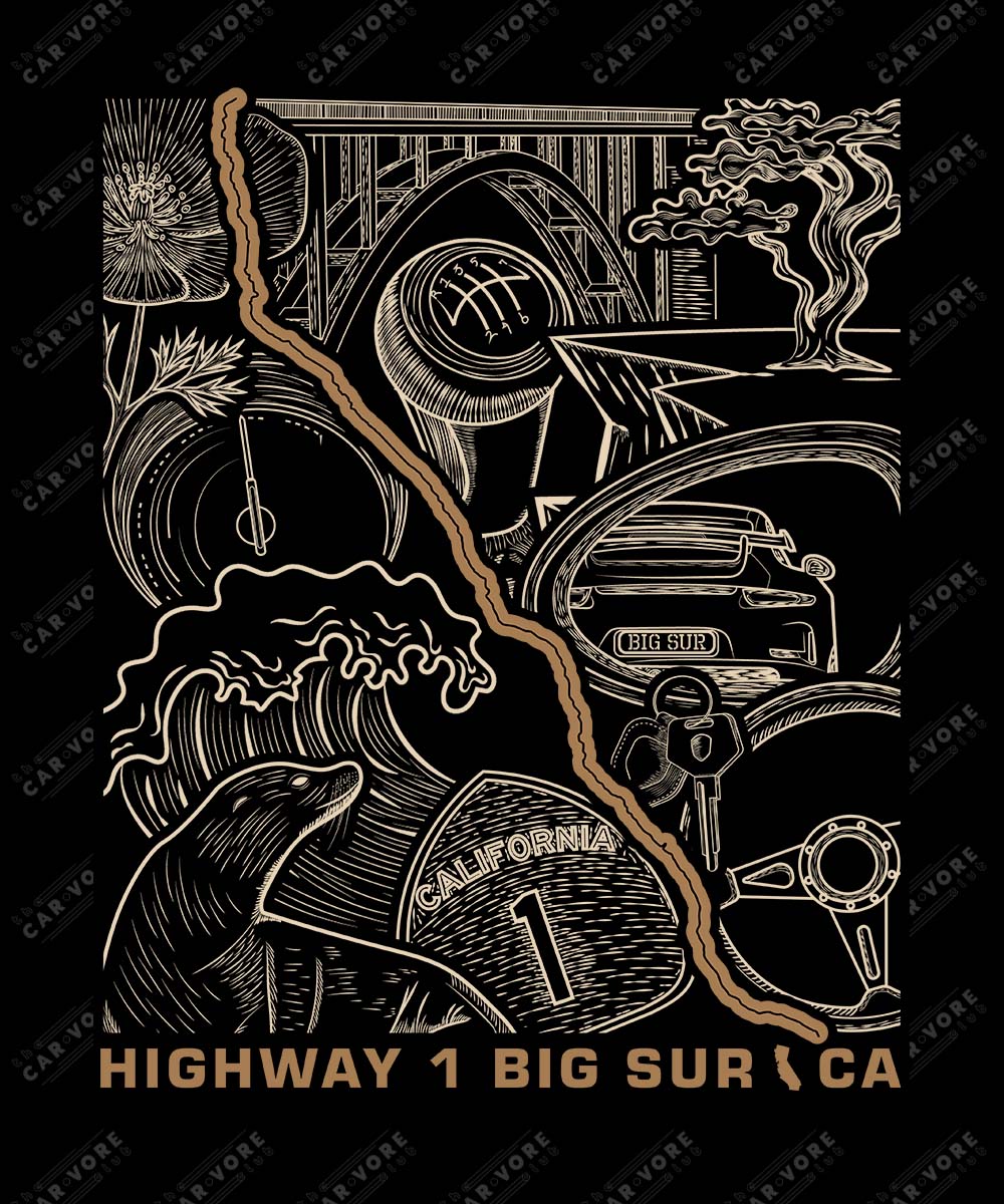 Highway 1 Big Sur CA T-Shirt