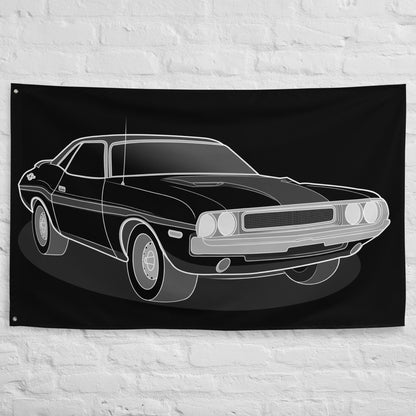 Minimalist Custom Car Art Banner For Garage or Workshop Perfects For Car Enthusiast, Dad's Man Cave