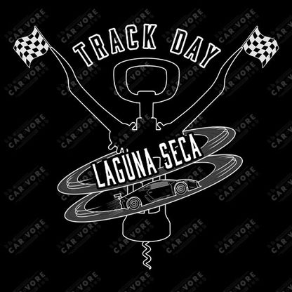 Laguna Seca Corkscrew Track Day Unisex T-Shirt