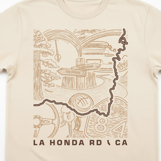 La Honda Road CA T-Shirt