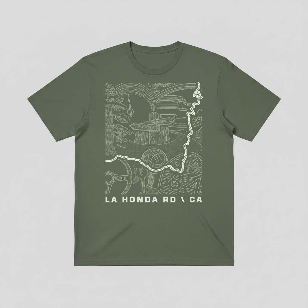 La Honda Road CA T-Shirt