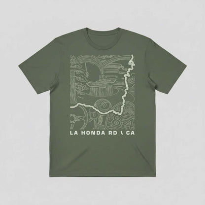 La Honda Road CA T-Shirt