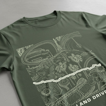 Mulholland Drive Hollywood Hills CA T-Shirt