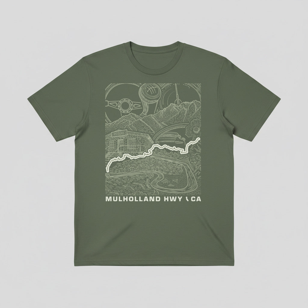 Mulholland Highway The Snake CA T-Shirt