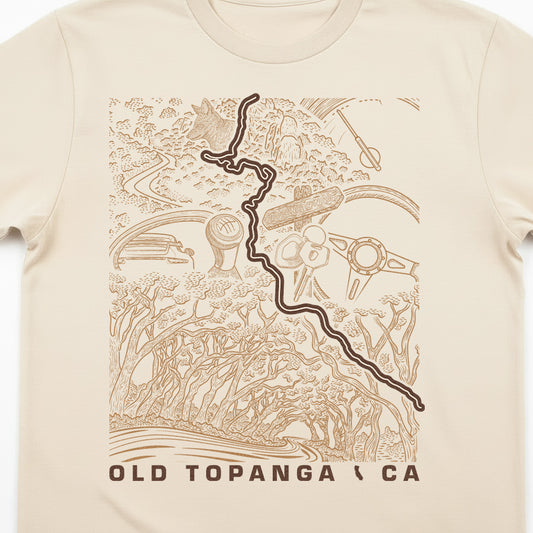 Old Topanga Canyon Road CA T-Shirt