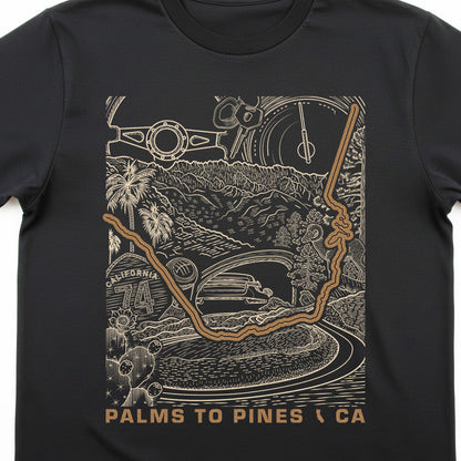 Route 74 Palms to Pines CA T-Shirt