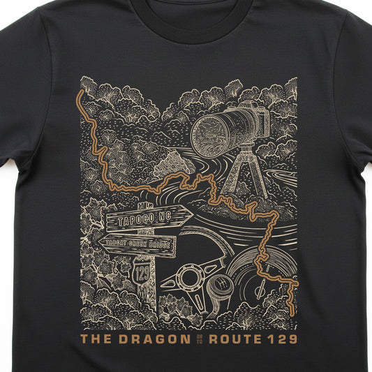 The Dragon Route 129 NC/TN T-Shirt