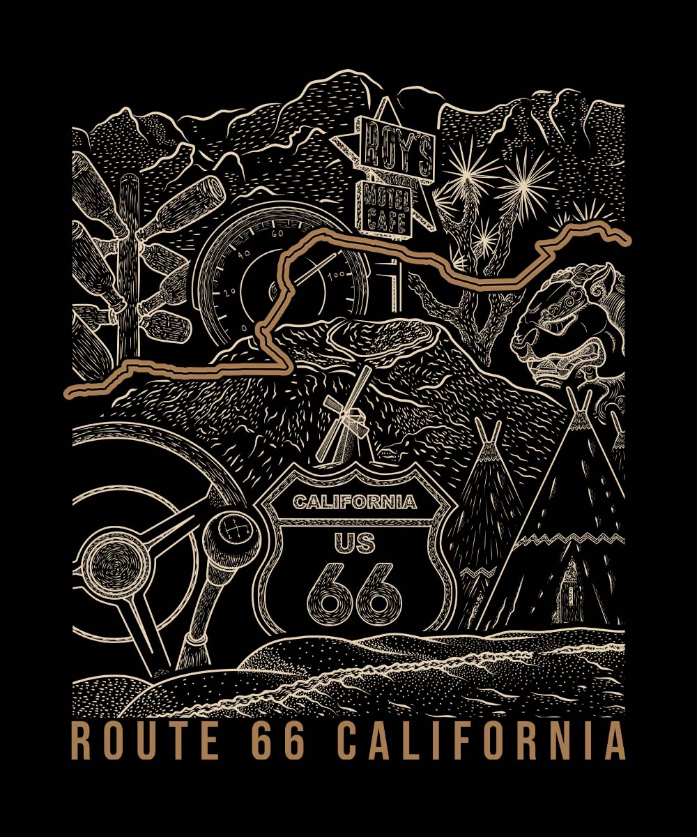 Route 66 California T-Shirt