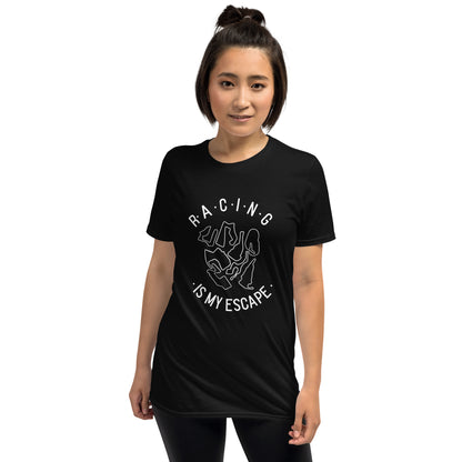 Racing Is My Escape Track Day Road Course Racing Unisex T-Shirt