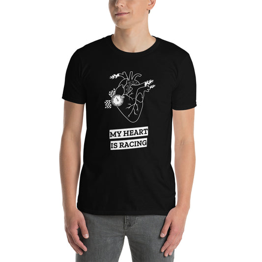 My Heart Is Racing Track Day Road Course Unisex T-Shirt