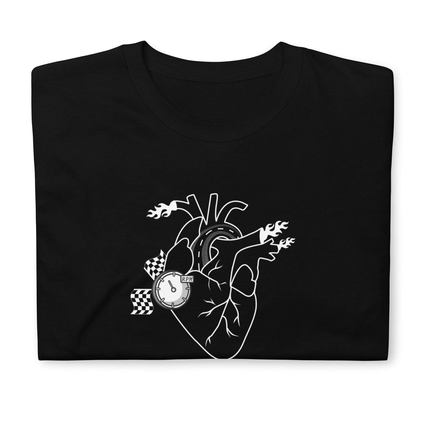 My Heart Is Racing Track Day Road Course Unisex T-Shirt
